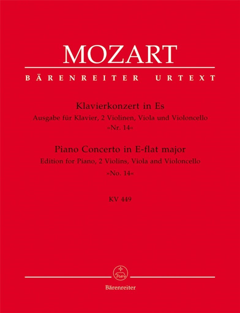 Concert 14 Es KV449 2V/Vla/Vcl/P
